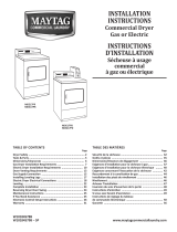 Maytag MDG17PRAWW Installation Instructions Manual