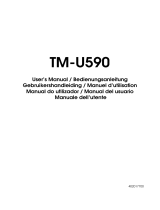 Seiko TM-U590/U590P Manuel utilisateur