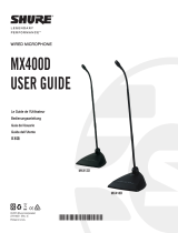 Shure MX400D Manuel utilisateur