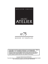 Roland ATELIER AT-75 Le manuel du propriétaire