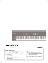 Roland RD-800 Le manuel du propriétaire