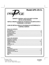 Prestige APS-25-CL Guide d'installation