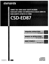 Aiwa CSD-ED87 Manuel utilisateur