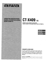 Aiwa CT-X409 Manuel utilisateur