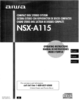 Aiwa NSX-A115 Manuel utilisateur