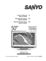 Sanyo DP50710 Manuel utilisateur
