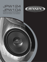 Audiovox Jensen JPW104 Manuel utilisateur