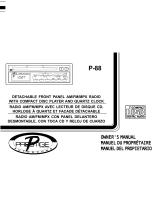 Audiovox P-88 Manuel utilisateur