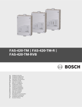 Bosch Appliances FAS-420-TM Manuel utilisateur