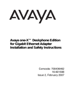 Avaya Gigabit Ethernet Adapter Manuel utilisateur