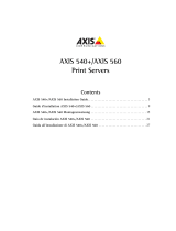Axis Communications 560 Manuel utilisateur