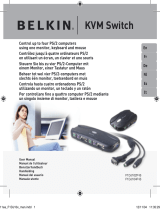 Belkin SWITCH KVM À 4 PORTS #F1DJ104PF Manuel utilisateur