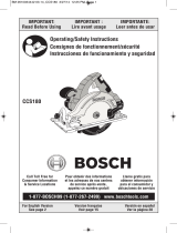 Bosch CCS180B Manuel utilisateur