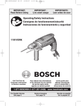 Bosch 1191VSRK Manuel utilisateur