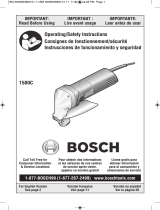 Bosch 1500C Manuel utilisateur