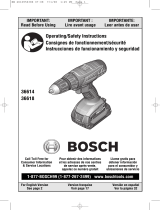 Bosch Power Tools 36618 Manuel utilisateur