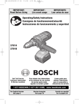 Bosch 37618B Manuel utilisateur