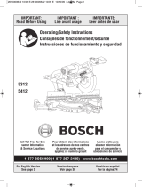 Bosch 5412 Manuel utilisateur