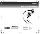 Bose In-Ear Headphones Manuel utilisateur