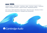 Cambridge Audio 340A Manuel utilisateur