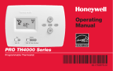 Honeywell PRO TH4000 series Manuel utilisateur