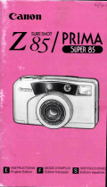 Canon Z85 Manuel utilisateur
