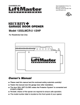 Chamberlain LiftMaster Professional 1255LMCR-2 Manuel utilisateur