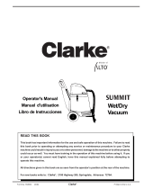 Clarke SUMMIT SUMMIT Wet/Dry Vacuum Manuel utilisateur