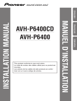 Pioneer AVH-P6400 Manuel utilisateur