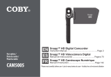 COBY electronic CAM4505 Manuel utilisateur