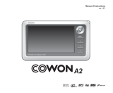 Cowon Systems A2 Manuel utilisateur