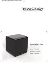 Definitive Technology SuperCube 2000 Manuel utilisateur