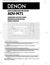 Denon ADV-M71 Manuel utilisateur
