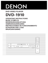 Denon DVD-1910 Manuel utilisateur