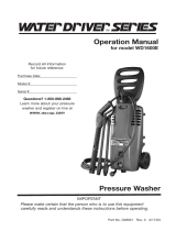 DeVillbiss Air Power Company WD1600E Manuel utilisateur