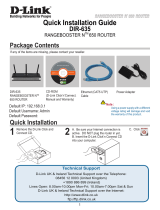 D-Link Rangebooster N Router 650 DIR-635 Manuel utilisateur