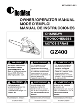 RedMax GZ400 Manuel utilisateur