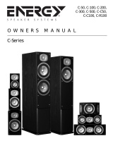 Energy Speaker Systems C-C100 Manuel utilisateur