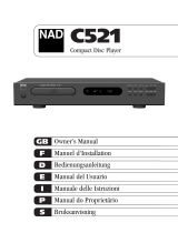 NAD C521 Manuel utilisateur