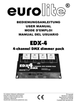 EuroLite Cases 4-channel DMX dimmer pack Manuel utilisateur