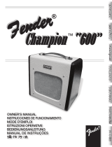Fender Champion 600 Manuel utilisateur