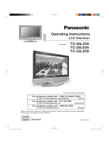 Panasonic TC 26LX50 Manuel utilisateur