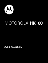 Motorola HK100 Manuel utilisateur