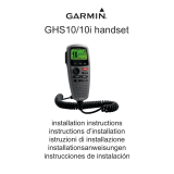 Garmin Dispositivo de mano VHF con cable GHS 10i Le manuel du propriétaire