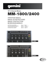Gemini MM-1800 Manuel utilisateur