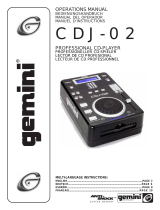 Gemini CDJ-02 Manuel utilisateur