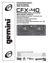 Gemini CFX-40 Manuel utilisateur