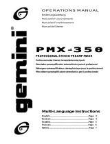 Gemini PMX-350 Manuel utilisateur