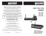 Gemini UHF-216M Manuel utilisateur