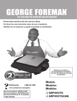 George Foreman GRP101CTG Le manuel du propriétaire
